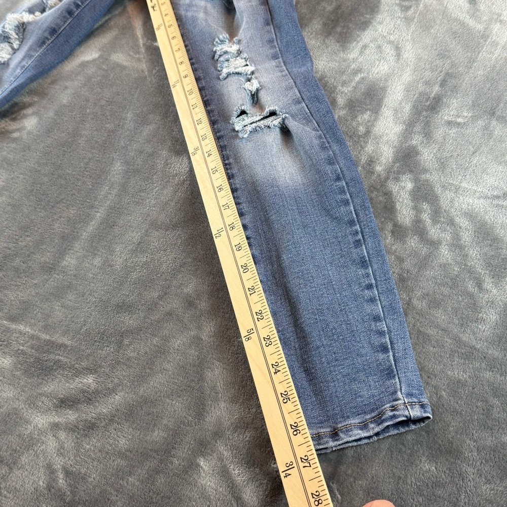 AEROPOSTALE Women's Super High Rise Jegging Distressed Size 2 Short - Picture 9 of 10